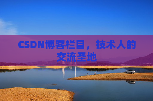 CSDN博客栏目，技术人的交流圣地